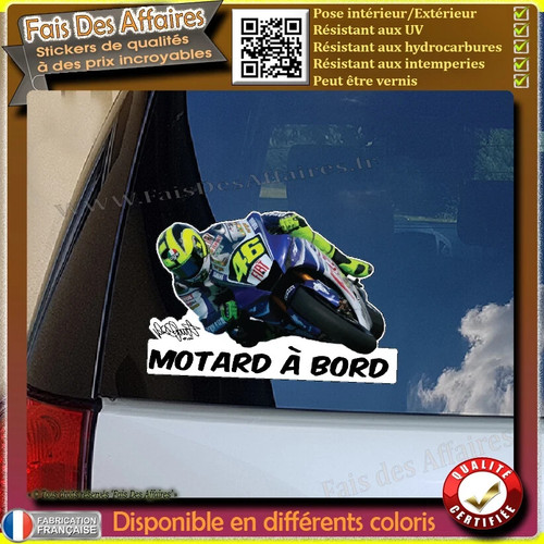 Stickers autocollant motard - stickers,