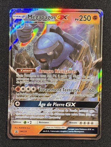 Carte pokémon mégapagos gx - pokémon,