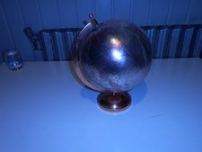 MAPPEMONDE GLOBE TERRESTRE 30cm vintage voir photos