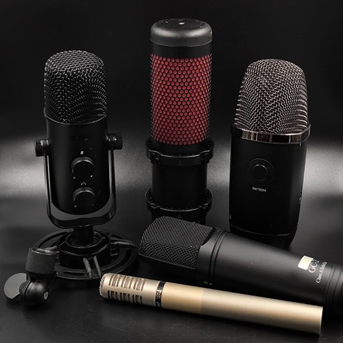 Lot microphones bleu - microphones, yeti