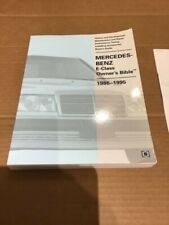 Mercedes-Benz E Class Owner's