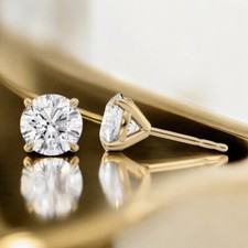 Boucles d'oreilles clous ronds