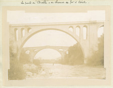 France, Les Ponts du Diable et du Chemin de Fer, ca.1910, Vintage silver print  