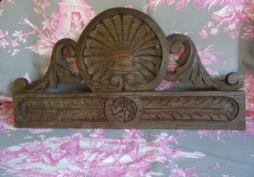 Fronton armoire bois - fronton, d'armoire