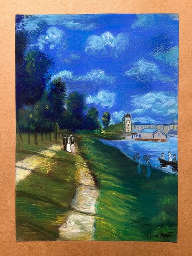 Dessin peinture claude - dessin, et