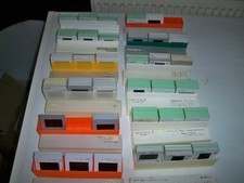 lot de diapos  VOYAGE FRANCE ET AUTRES 1960-90 beaucoup sont annotées