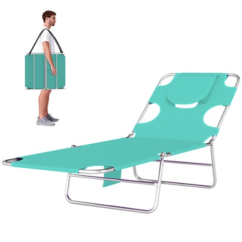 Outdoor tanning chair - w/, face