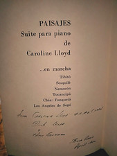 Paisajes 1972 Caroline Lloyd Music Inspired by Colombia Albuquerque NM Composer