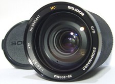 Zoom MC Soligor 28/200mm Macro f: 3,5/5,3 monture Pentax K, Agfa selectronic