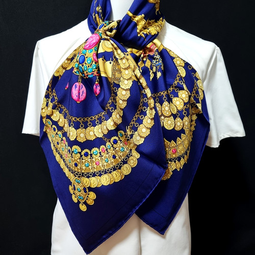 Rare vintage foulard - vintage, soie