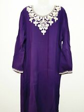 Abaya Maxikleid Robe Arabe Khimar Jellabiya Jellaba Djelaba Taille L - 3XL