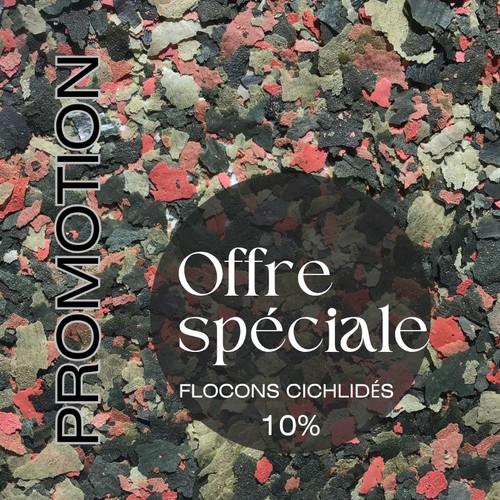 Promo flocons pour cichlidés - promo,