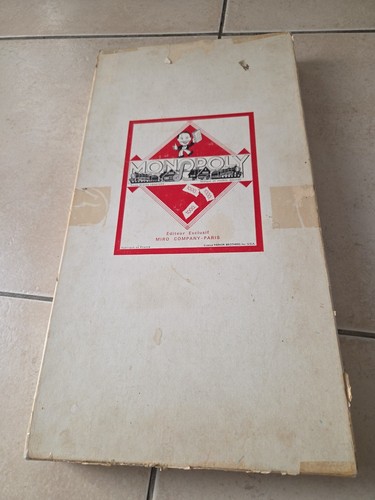 Jeu monopoly ancien - vintage,