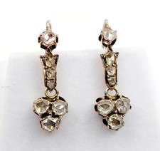 Dormeuses victorienne or rose