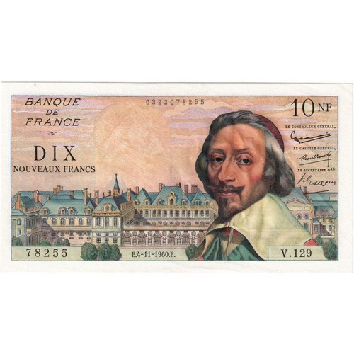France nouveaux francs - 10,