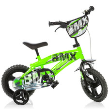 Vélo Enfant 12" BMX Dino Bikes Idéal Pour Enfants 87-110 Cm Avec Rodages