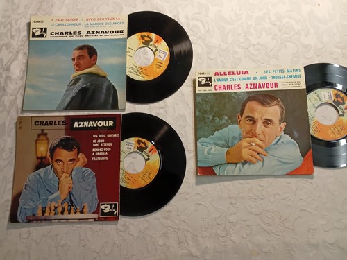 Lot 45t charles aznavour - 3, ep