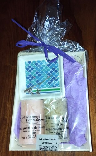 Coffret bois savons - savons, +