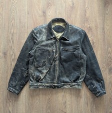 Veste en cuir homme trappeur