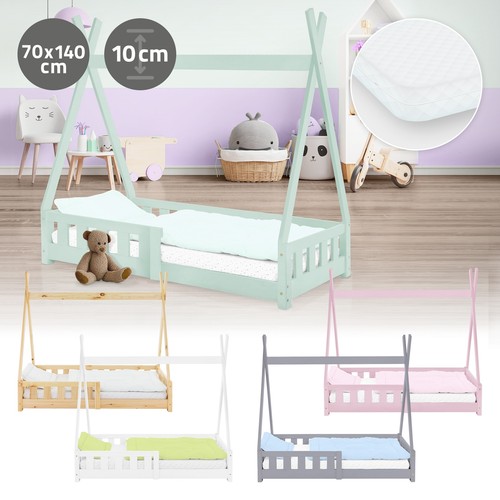 Lit tipi enfants bois pin - bois,