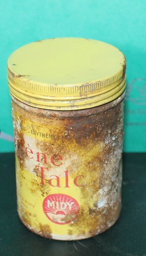 Boîte fer talc - boîte,