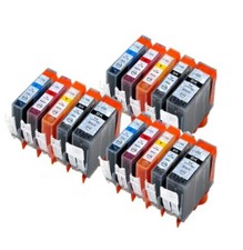 15 cartouches compatibles Canon Pixma MG8150 MG8240 MG8250 PGI 525 BK CLI526 XL