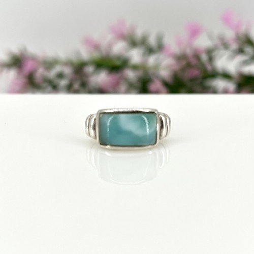 Bague argent larimar t56 - en,