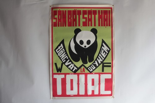 Affiche gouache propagande