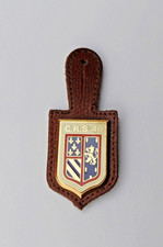 Insigne Badge Armée de Terre Cie Républicaine Sécurité Plombières lès Dijon cuir
