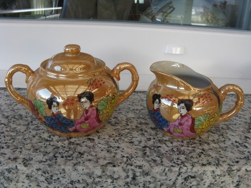 Sucrier cremier porcelaine - sucrier,