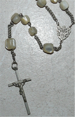 Chapelet ancien perles - perles, de