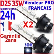 2 X Ampoules Xénon D2S 8000K
