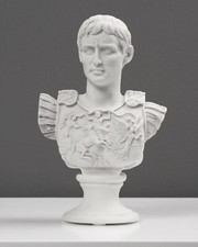 Buste d'Auguste César as Centurion of Primaporta Statue (6.5 inch / 17cm)