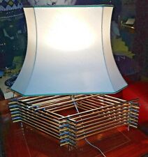 VINTAGE TABLE LAMP WILLY RIZZO ATTRIBUITED  DESIGN 197O. 