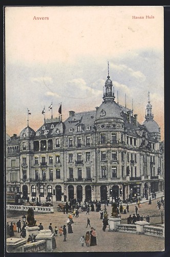 Cpa anvers hansa huis - anvers,,