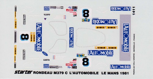 Decal starter - decal, 1/43