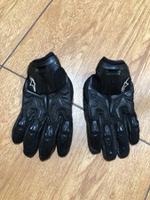 Gants conduite cuir noir - en,
