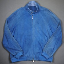 FRANCK NAMANI mens blue suede