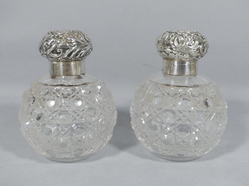 Paire flacons parfum en - flacons, à