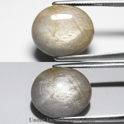 Saphir étoile ovale - 💎, vert