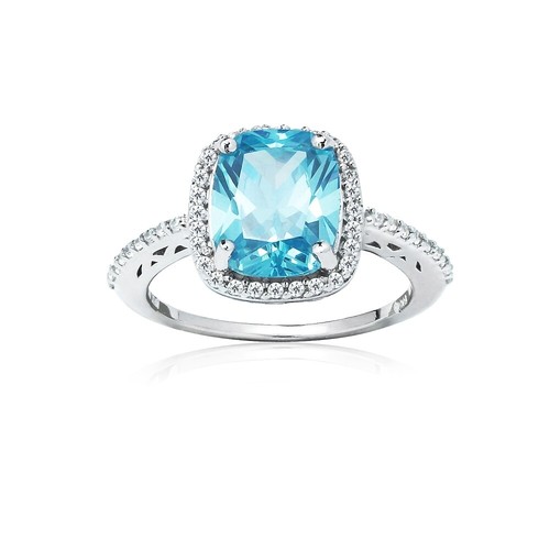925 argent turquoise zircone - 925,
