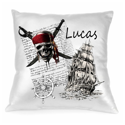 Coussin bateau pirate - coussin,