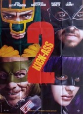 KICK-ASS 2 - CHLOE GRACE MORETZ / SUPER HERO -ORIGINAL LARGE FRENCH MOVIE POSTER