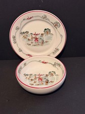 Ensemble Deshoulières - Assiette et bol