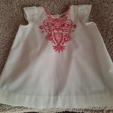 BONPOINT robe d'été brodée