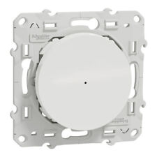 Schneider S520522W - Variateur poussoir WISER Odace 2 fils ZIGBEE Blanc