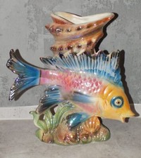 ANCIENNE PORCELAINE ITALIENNE MADE IN ITALY ANNÉES 70 POISSON