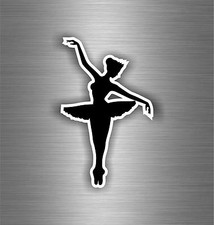 Autocollant sticker voiture chambre enfant danse danseuse ballerine mural r1
