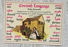 carte postale Cornish Language, Cornwall, Cornouaille