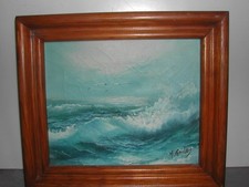 TABLEAU ANCIEN : HUILE SUR